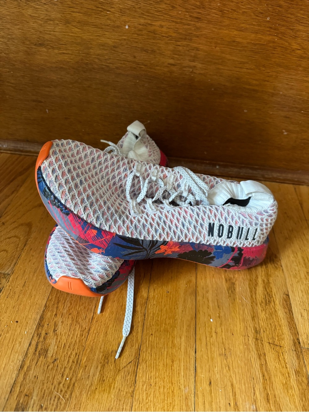 NOBULL W12.5/M11 Journey Drive Knit Sneakers with Floral Sole
